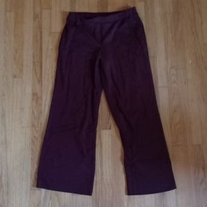 Maroon women's dress pants